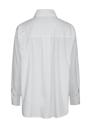 Dalma dori Emb skjorte Hvid Neo Noir 